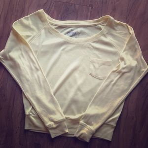 Light Yellow Long Sleeve Women’s Top